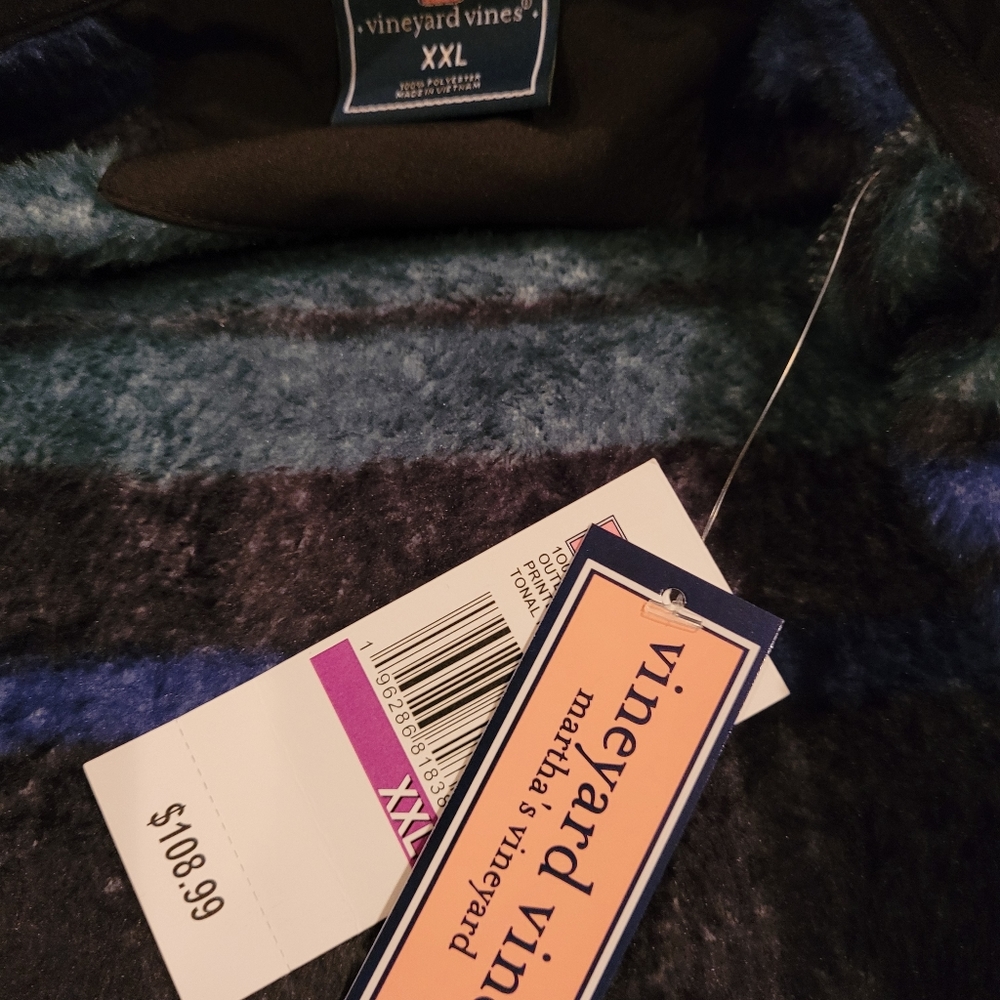 Vineyard Vines xxl Sherpa full zippered jacket, NWT